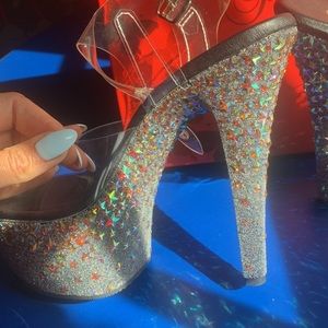 Sz 10 Pleaser stiletto sandal. *NEW*